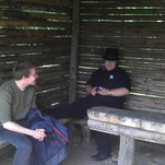 Manny überspielt die Erschöpfung