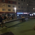 Wippe in der Innenstadt